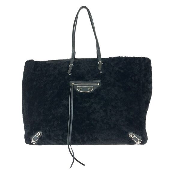 Balenciaga Papier Shearling/Leather 2way bag - Picture 1 of 10